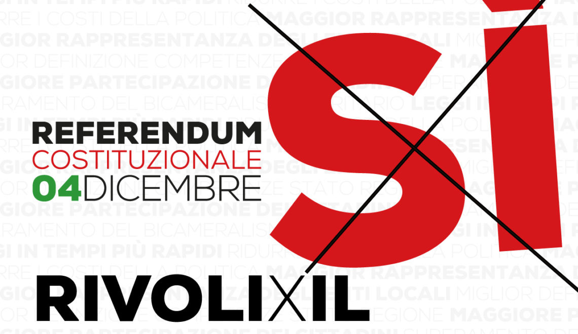 Il 4 dicembre io voto SÌ per rendere l’Italia più efficiente