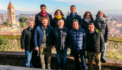 Il candidato sindaco del PD con una squadra di giovani al Castello di Rivoli